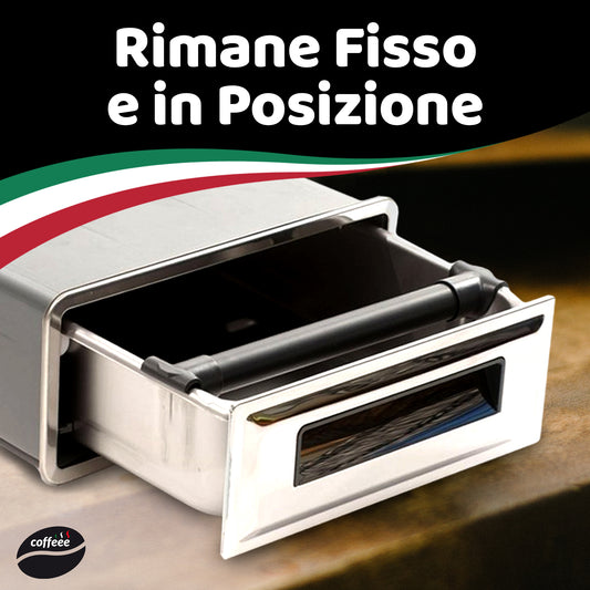 Bastone per Cassetti del Caffè Ø30mm x 342mm con Ganci – Universale Made in Italy