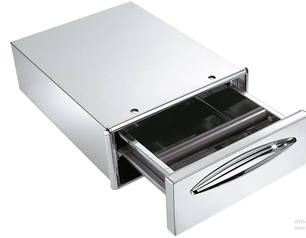 COFFEEE - Bastone battifiltro, per cassetti e tramoggie, raccolta fondi caffè, Extra Resistente - (ø 40x320 mm, Legno e Gomma)